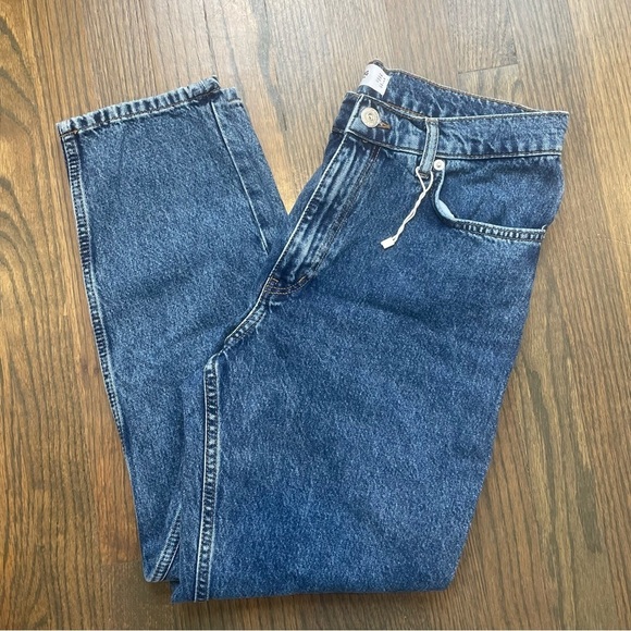 NEW Mango High Rise Mom Jeans Women Size 8 - Picture 6 of 9